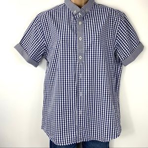 Peter Werth London Blue & White Checked‎ Top